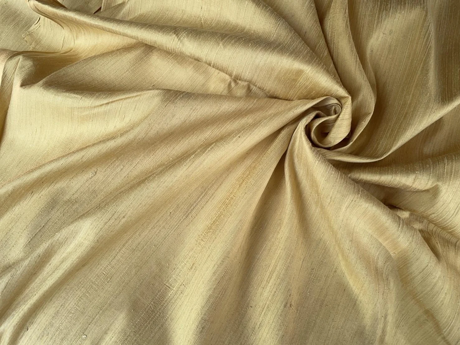Slubbed Silk, Heavy Textured, Yellow