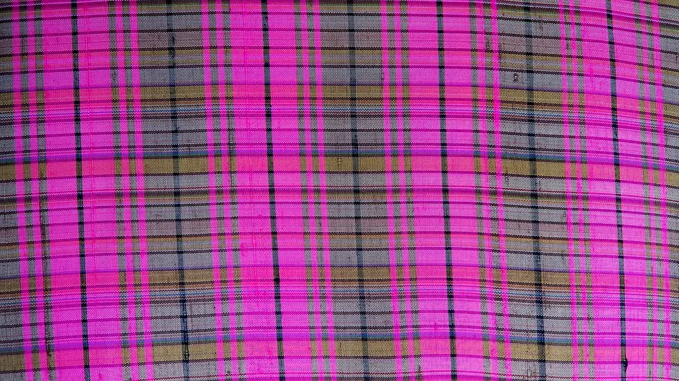 Silk Plaid, Soft Textured, Multicolour