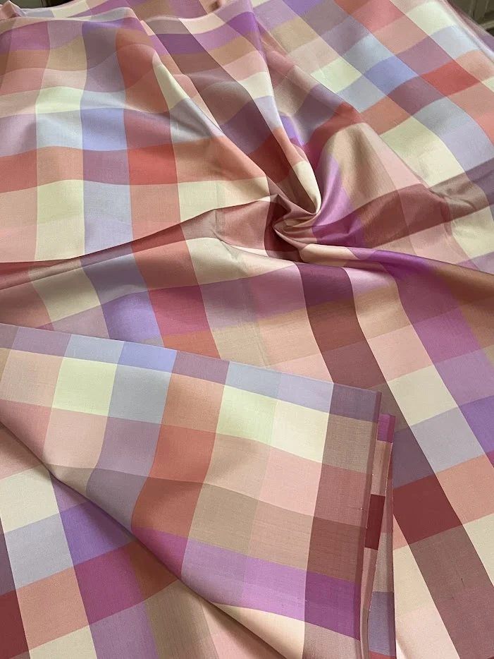 Silk Multicolour Stripe, Pink Tones