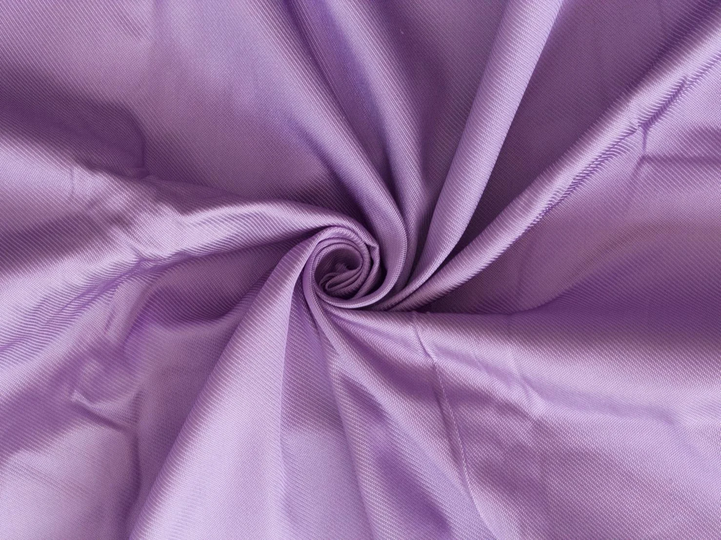 Solid-Colour Silk, 4-Shaft Fine Stripe Weave, Violet