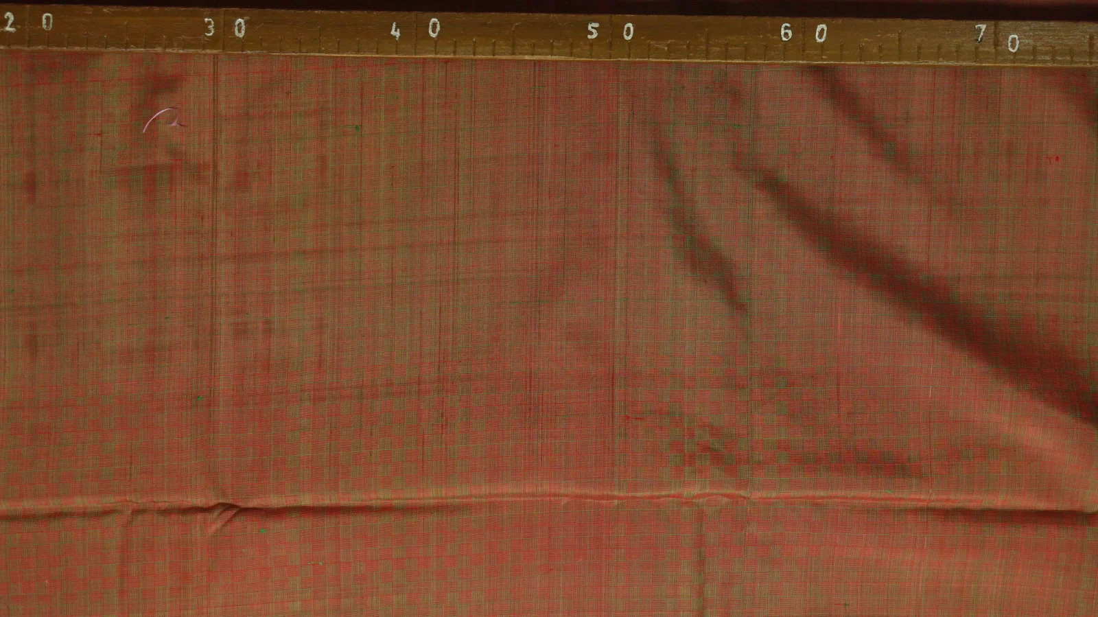 Silk Houndstooth, Brown and Green