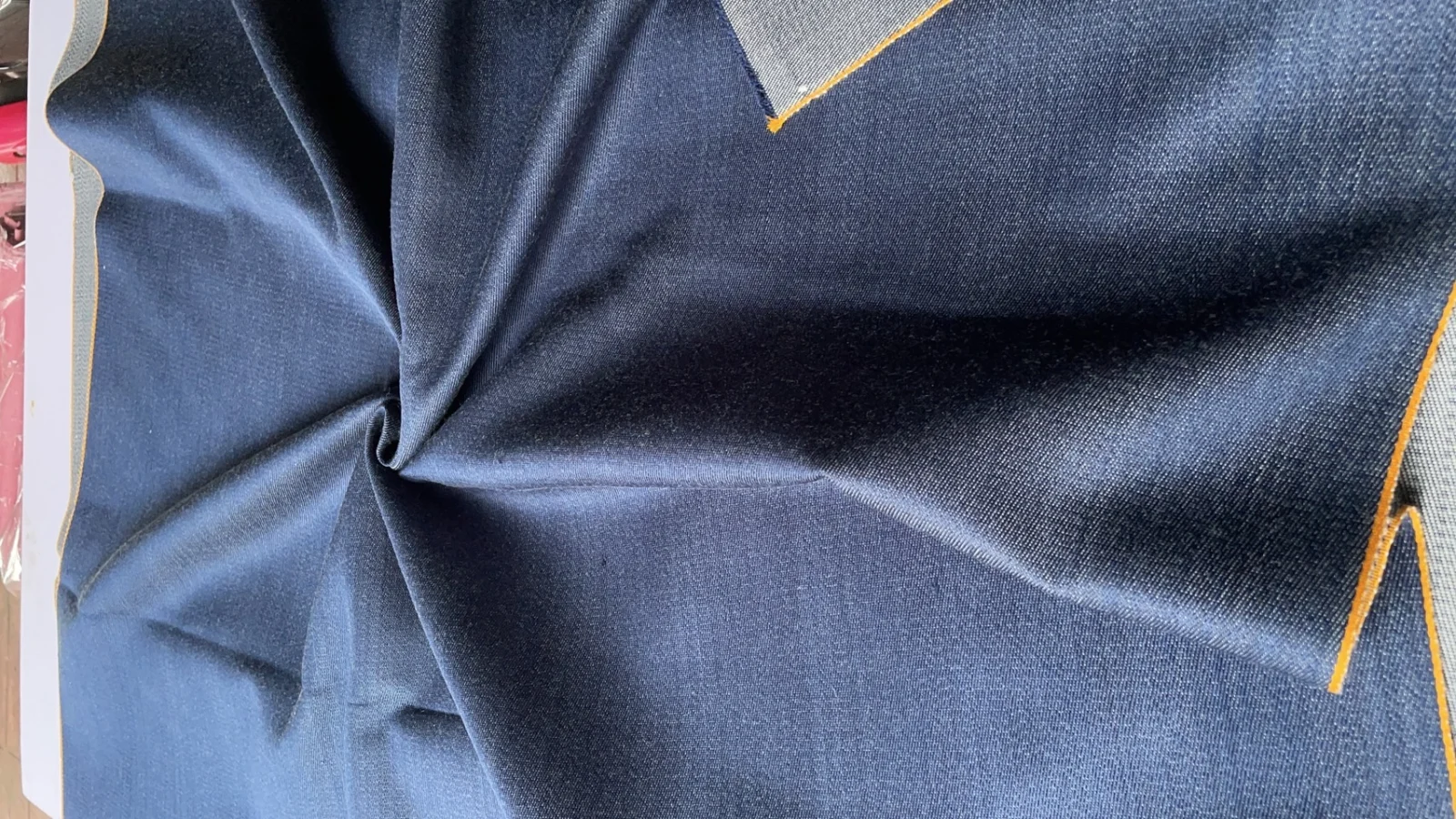 Denim-Like Silk, Navy
