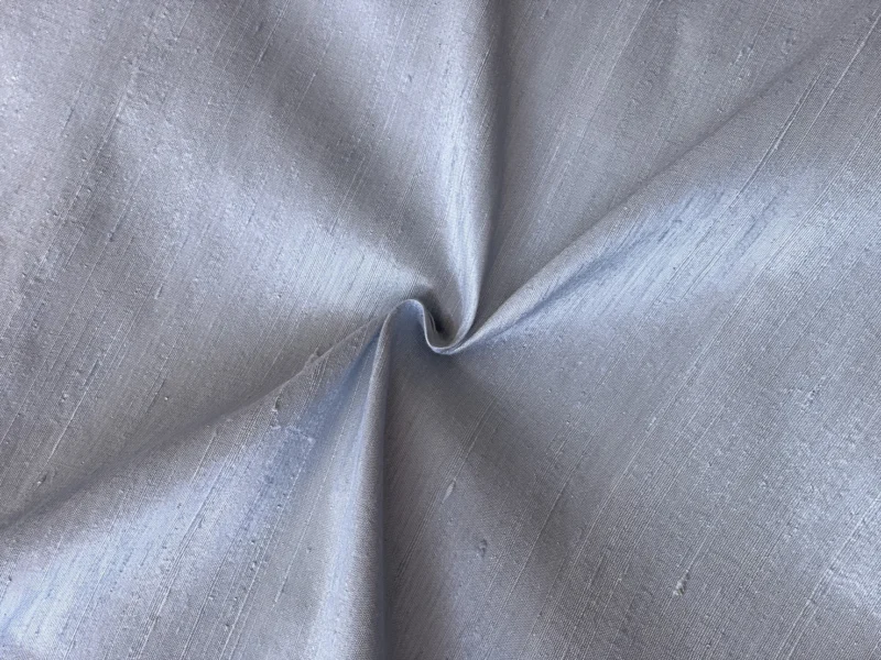 Slubbed Silk, Lightweight, Indigo-Grey