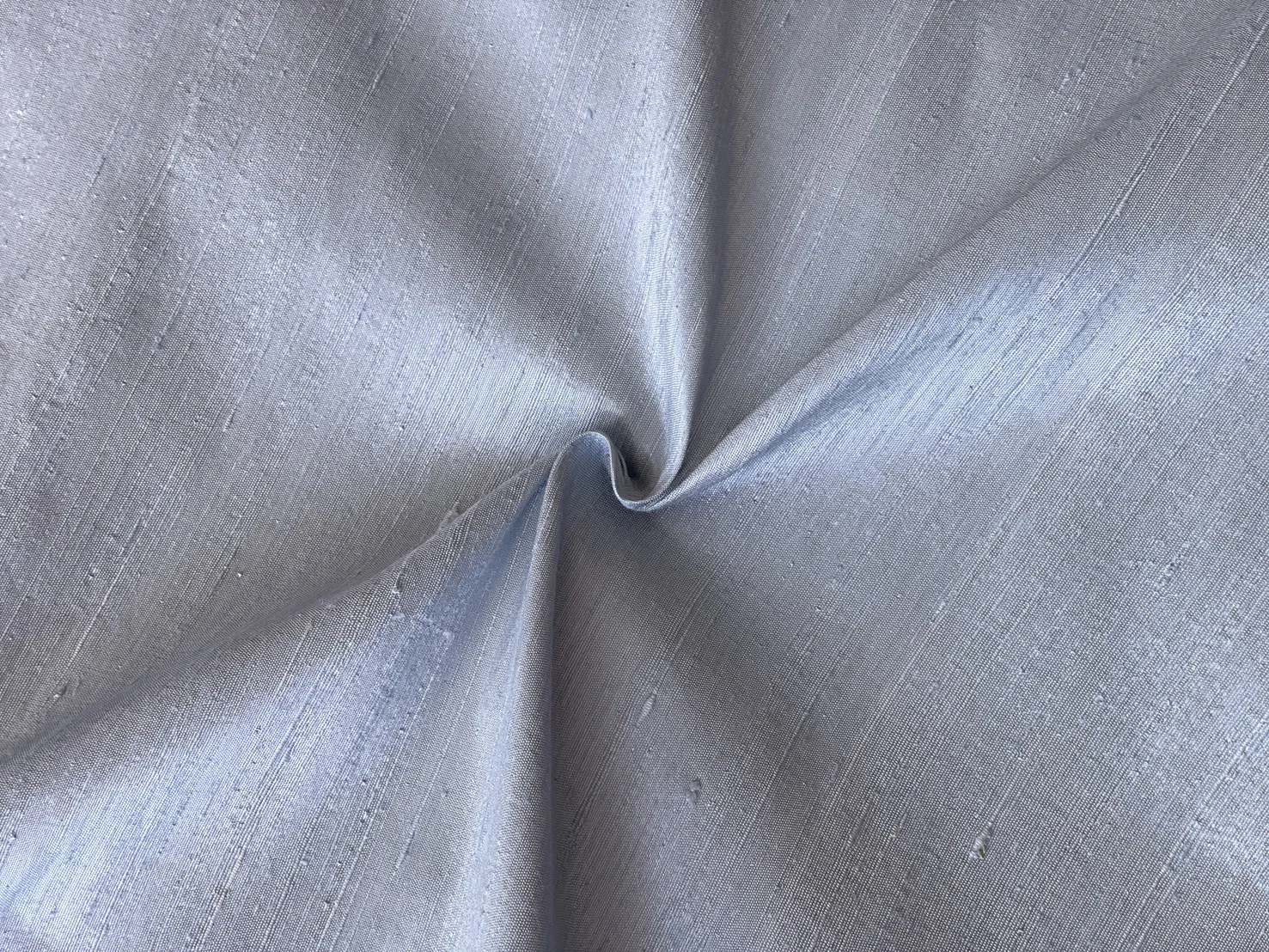 Slubbed Silk, Lightweight, Indigo-Grey