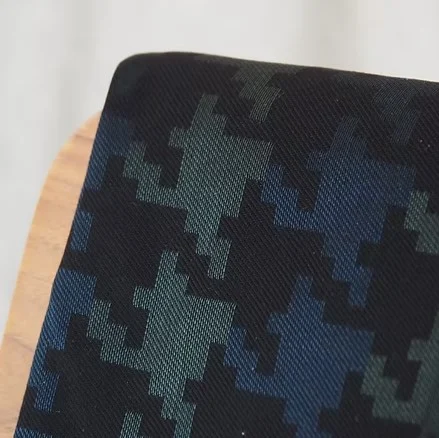 Machine-Woven Spun Silk, Wide Width, Black