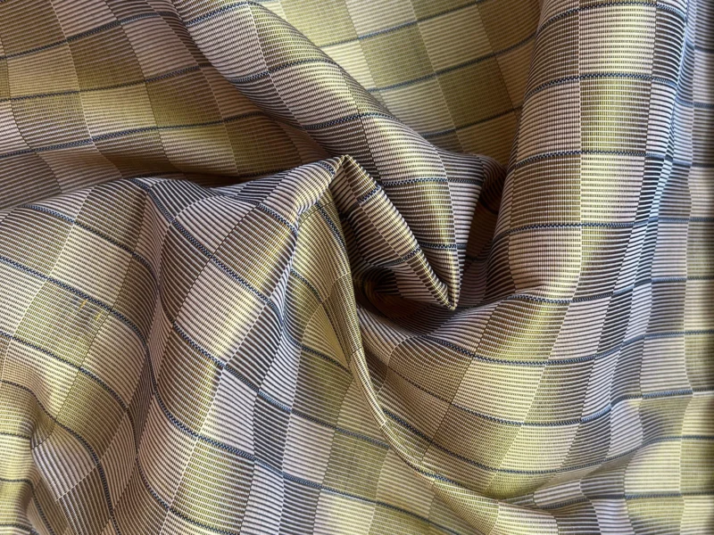 Silk Houndstooth, Yellow