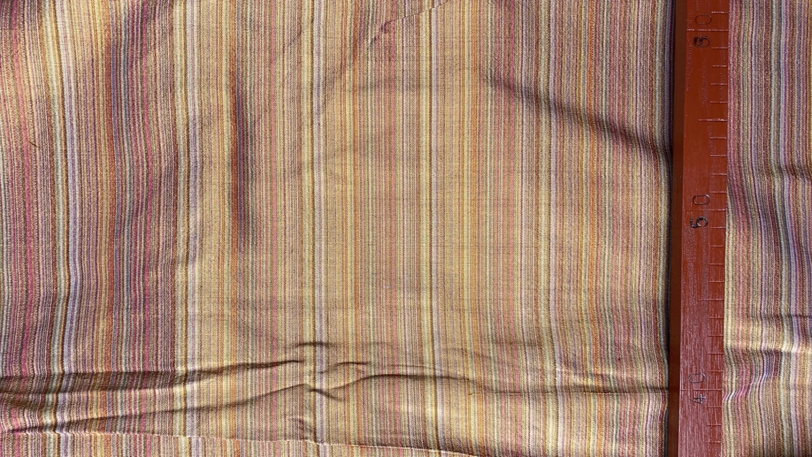 Silk Multicolour Stripe, Orange