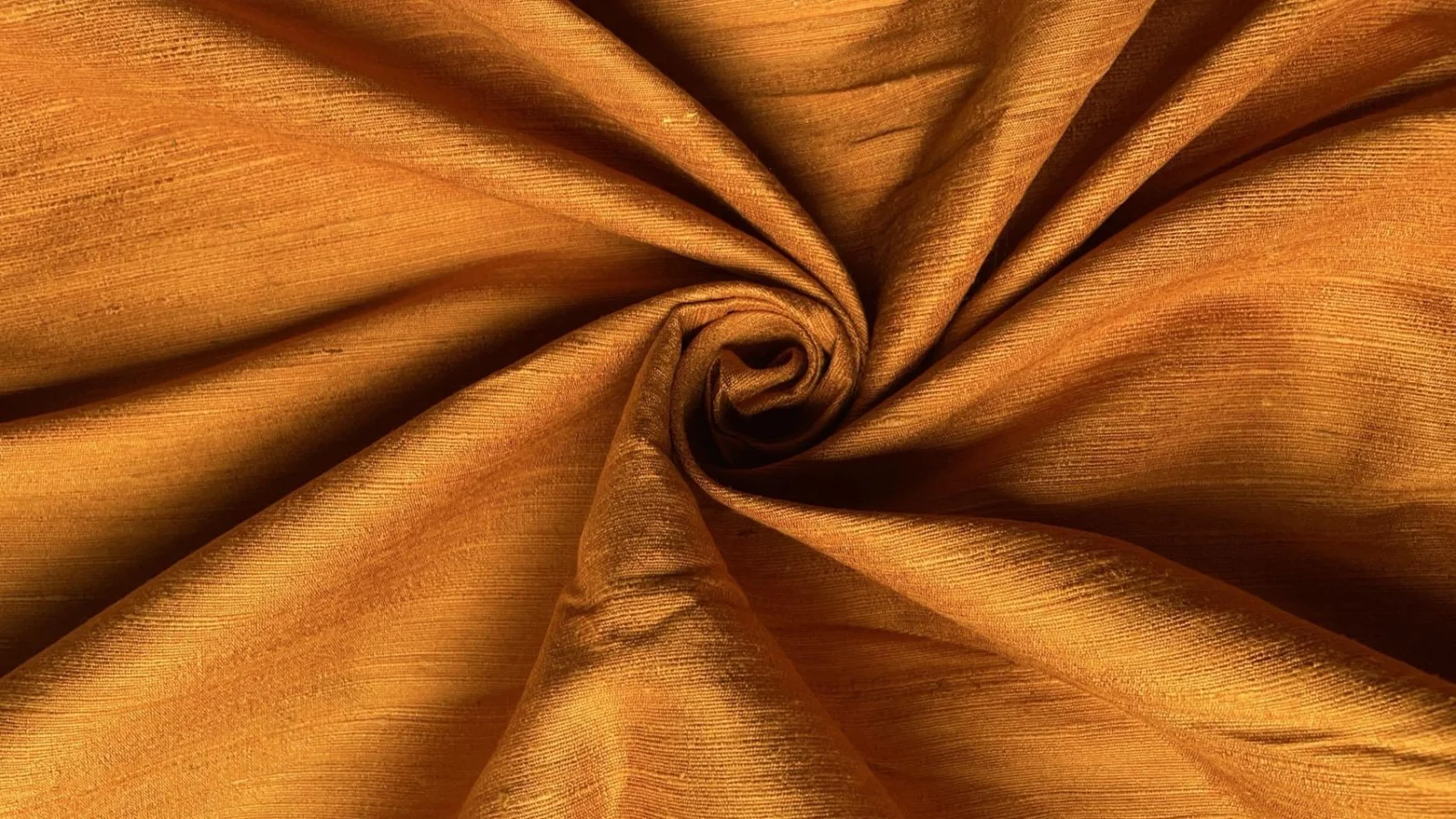 Slubbed Silk, Heavy Textured, Golden Brown