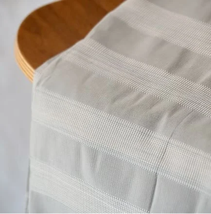 Silk, Heavy Weight, Ribbed Weave, Grey