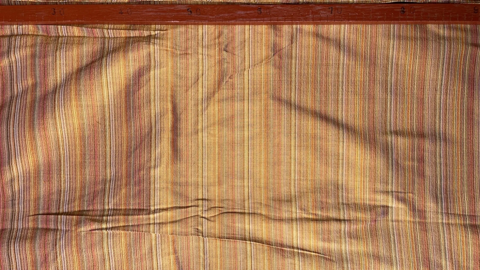 Silk Multicolour Stripe, Orange