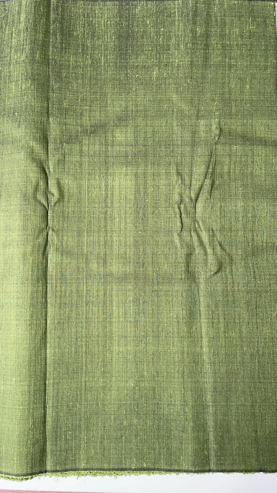 Slubbed Silk, Heavy Textured, Olive