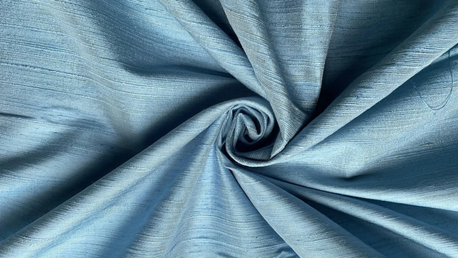 Slubbed Silk, Heavy Textured, Sky Blue