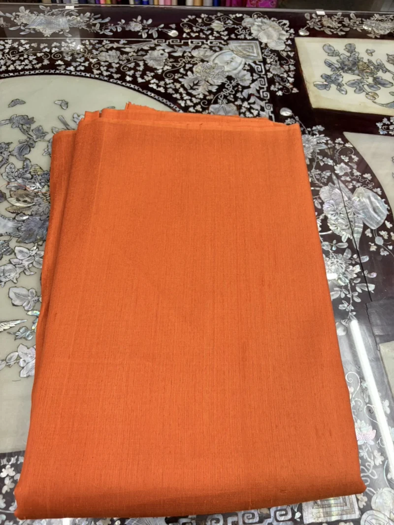 Slubbed Silk, Lightweight, Orange