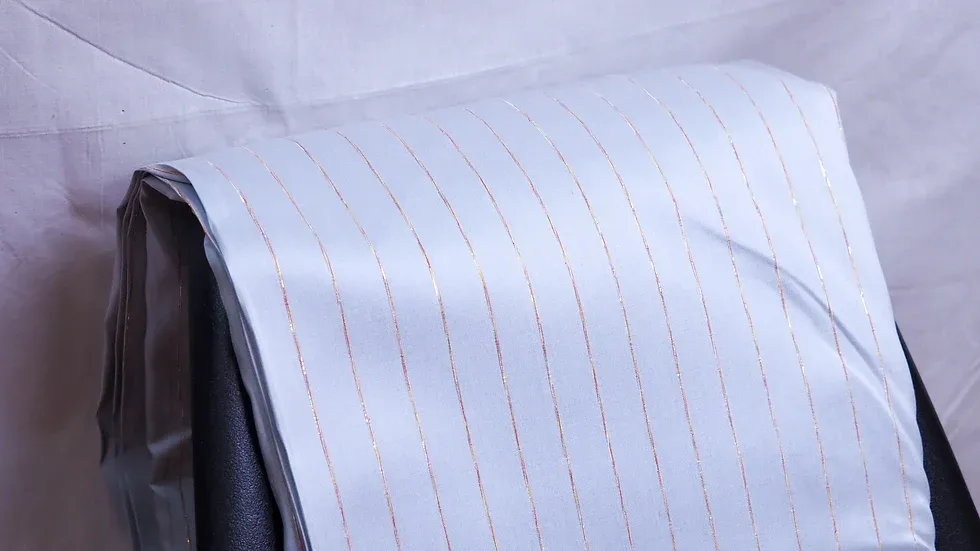 Silk Multicolour Stripe, Grey