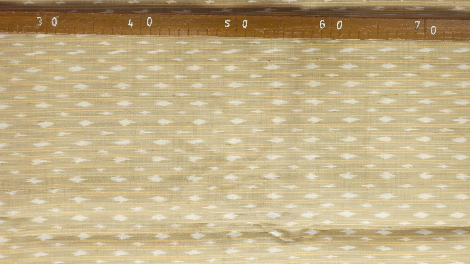 Ikat Native Silk, Cream Yellow
