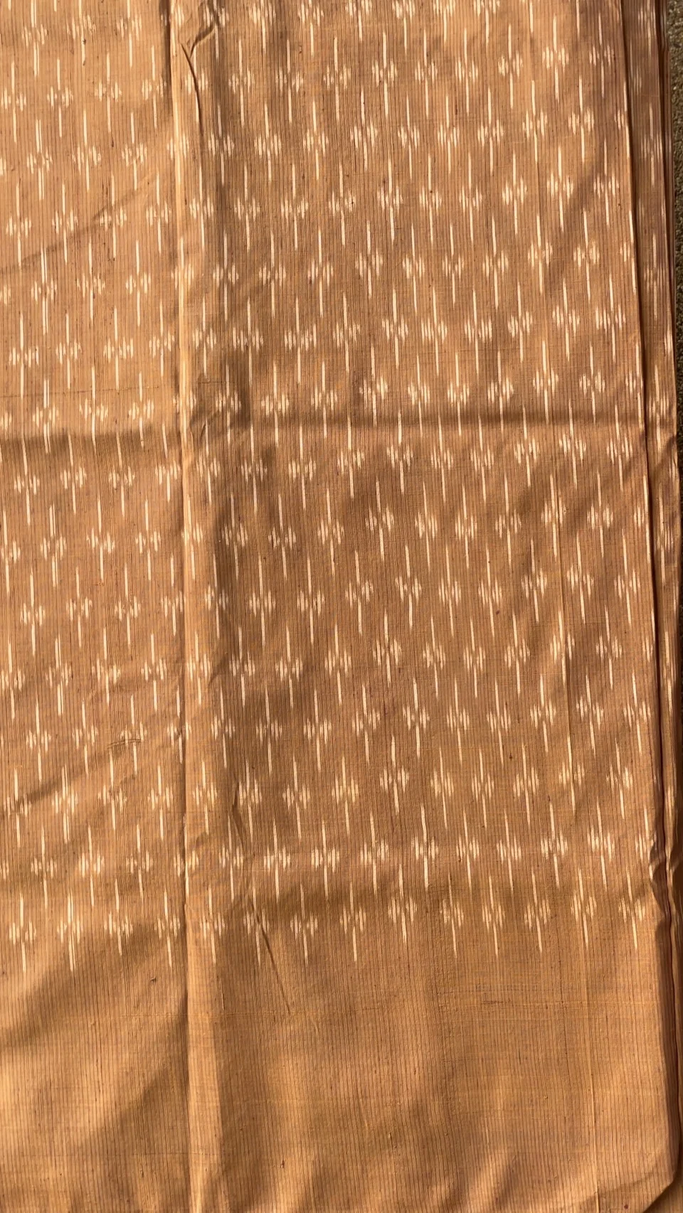 Ikat Native Silk, Dok Peep Pattern, Brown