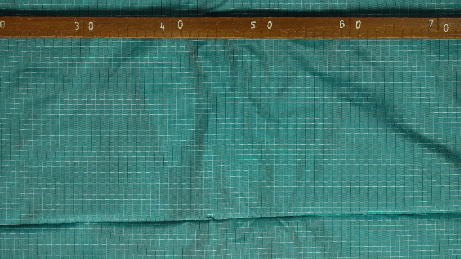 Silk Houndstooth, Small-Scale Pattern, Green and Turquoise