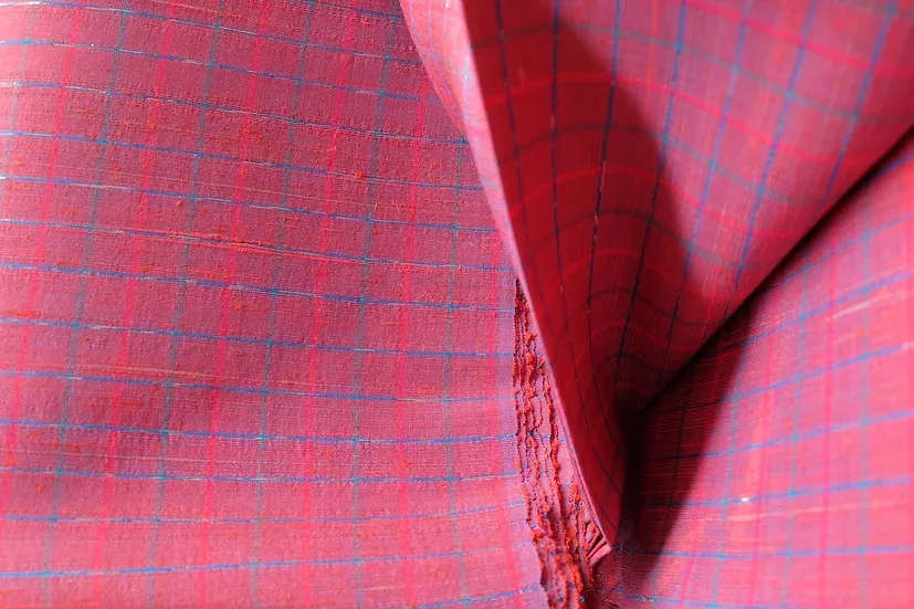 Silk Multicolour Stripe, Red