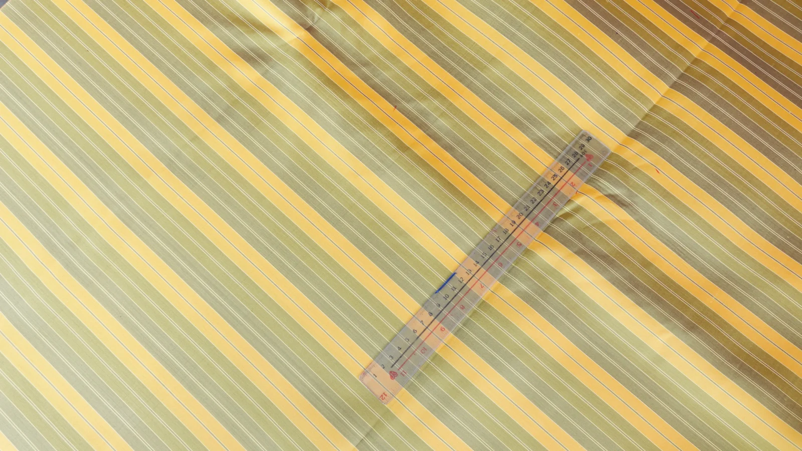 Silk Gingham Check, Yellow and Green