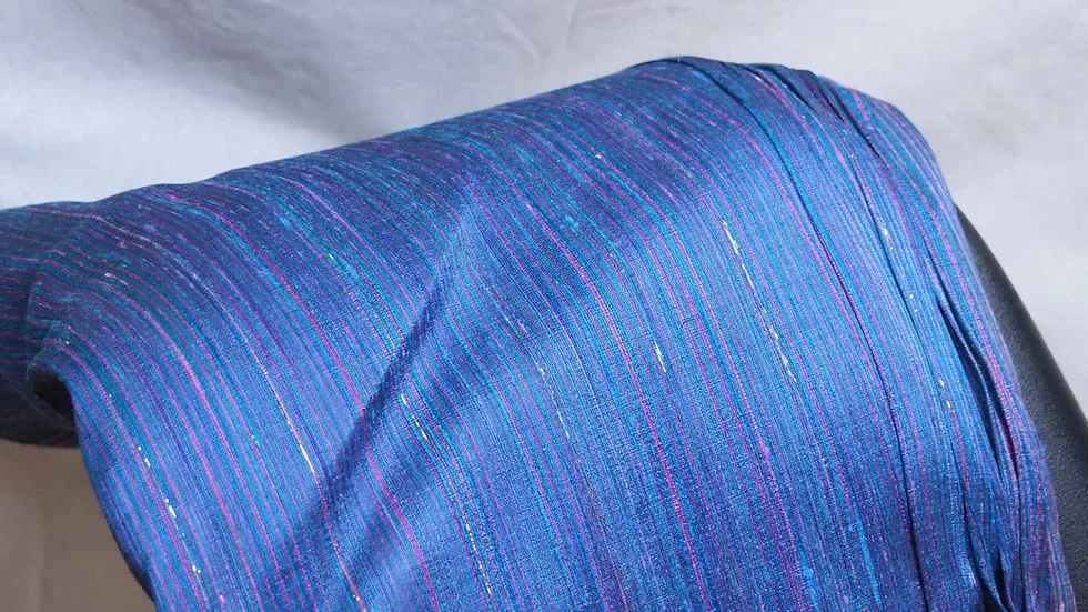 Silk Multicolour Stripe, Blue
