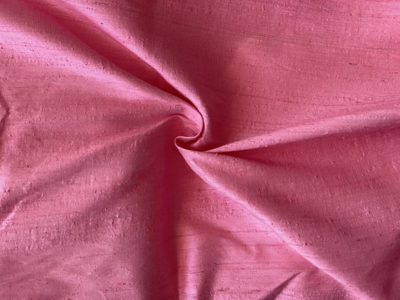 Slubbed Silk, Lightweight, Pink