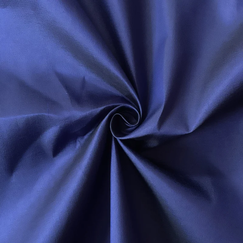 Solid-Colour Silk, Smooth Weave, 2-Ply, Navy