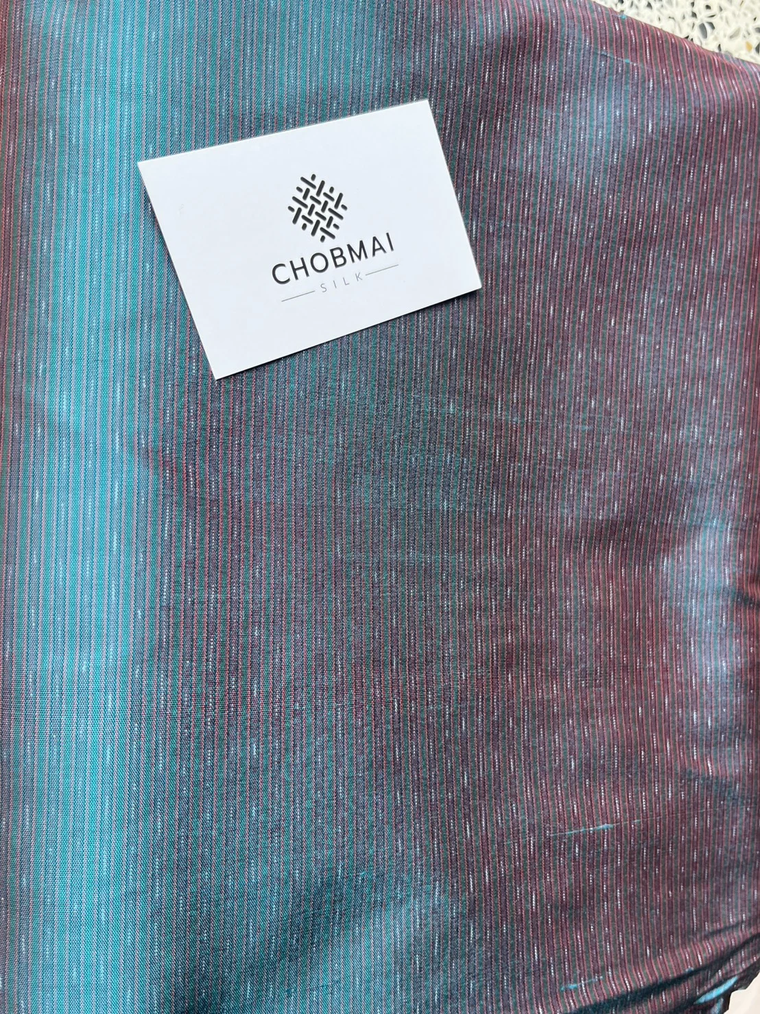 Ikat Silk, Amprom Pattern, Turquoise Green