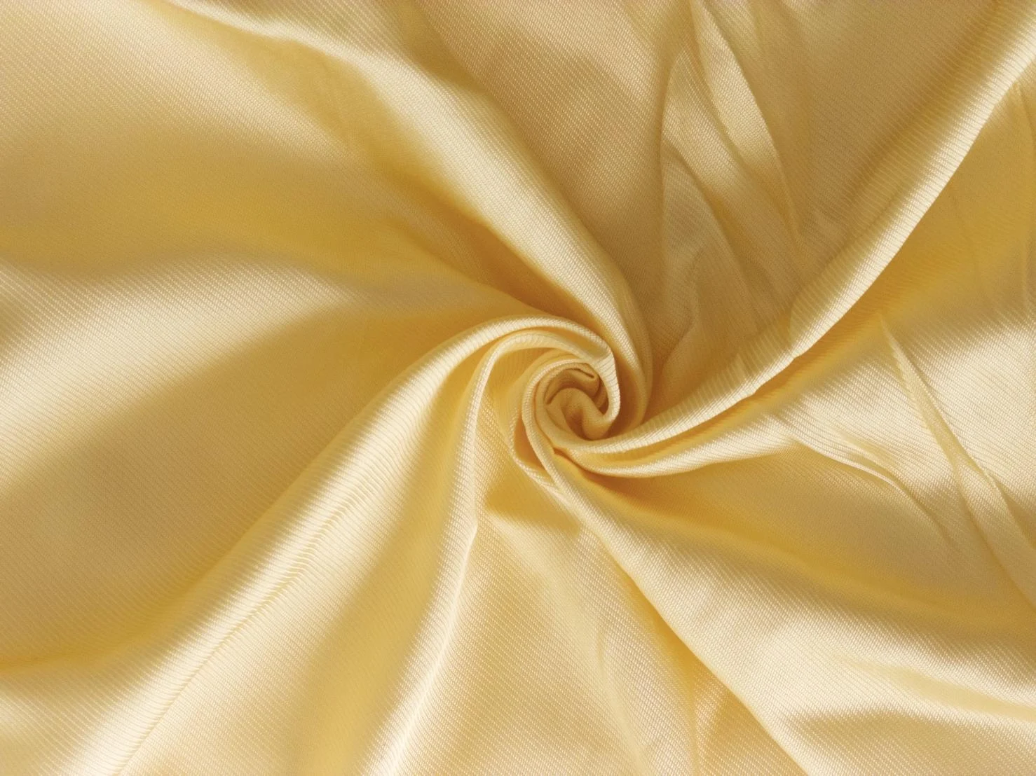 Solid-Colour Silk, 4-Shaft Fine Stripe Weave, Cream