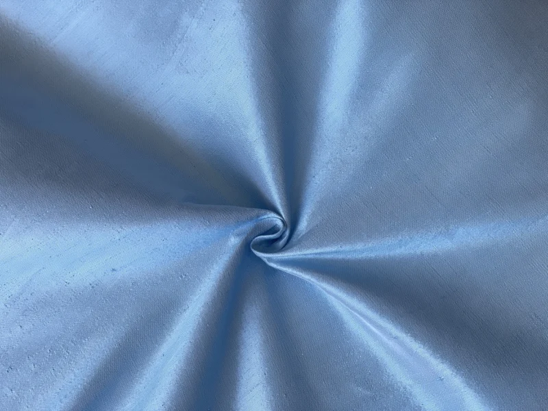 Slubbed Silk, Lightweight, Sky Blue