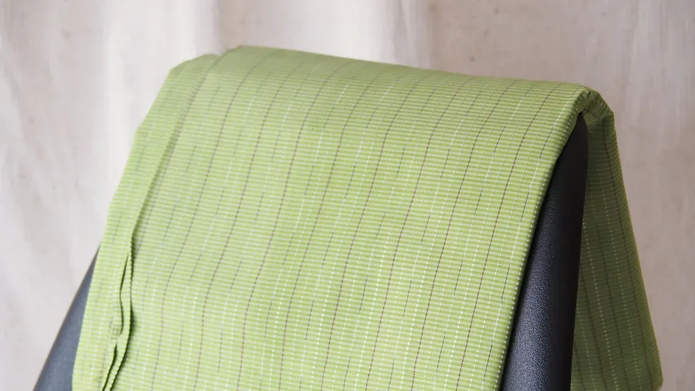 Silk Multicolour Stripe, Light Green