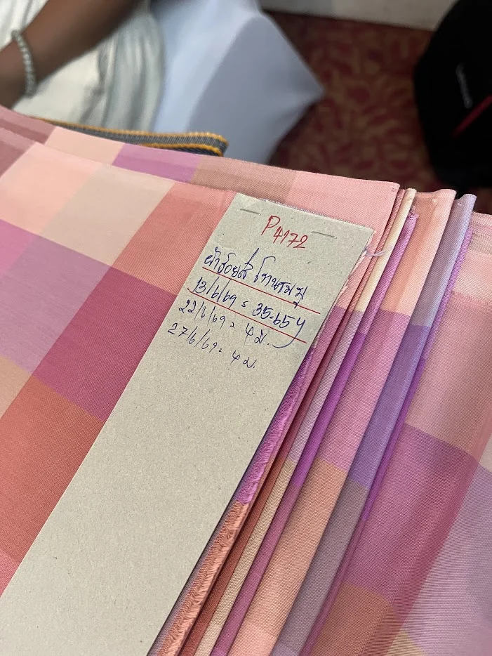 Silk Multicolour Stripe, Pink Tones