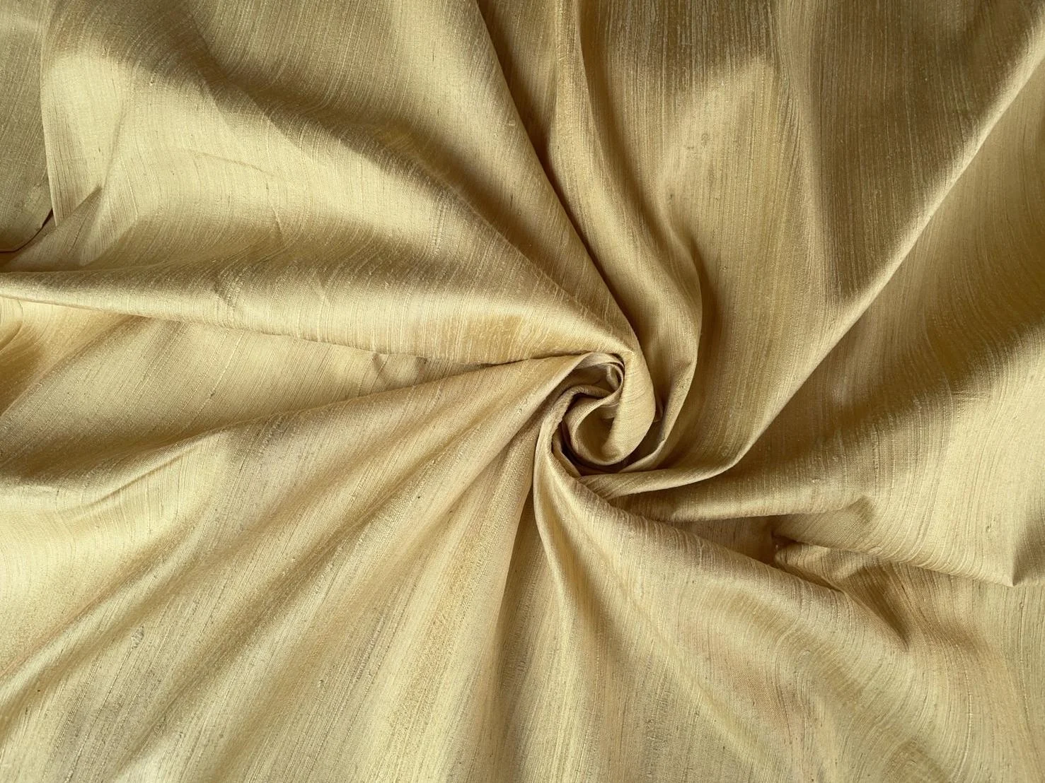 Slubbed Silk, Heavy Textured, Yellow
