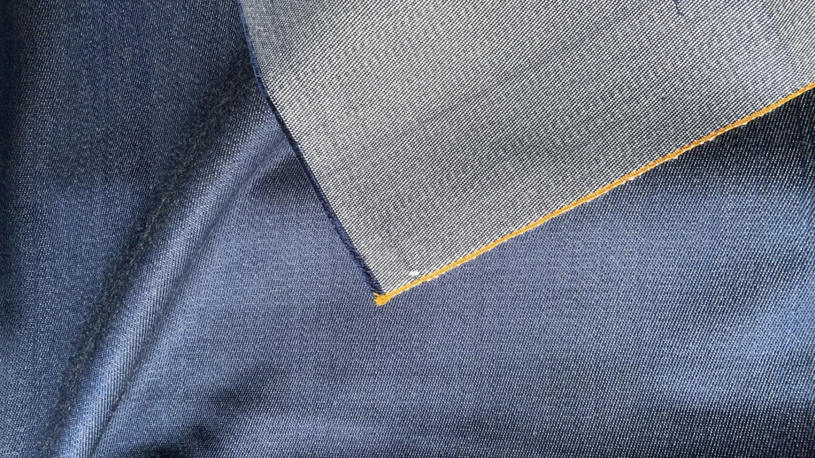 Denim-Like Silk, Navy