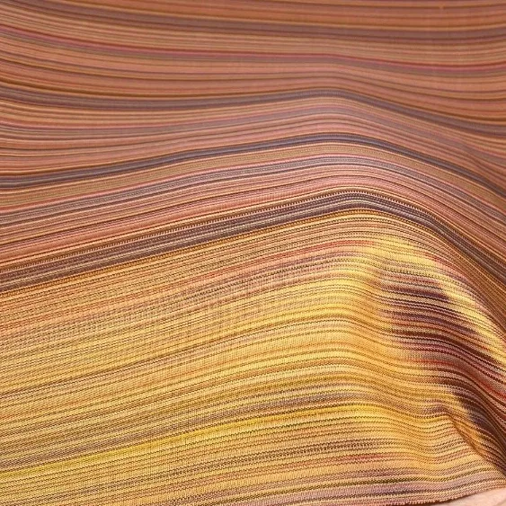 Silk Multicolour Stripe, Deep Brown