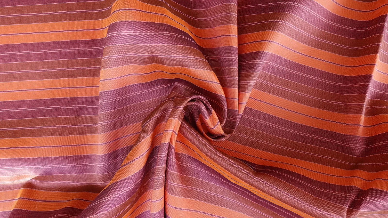 Silk Gingham Check, Orange-Red