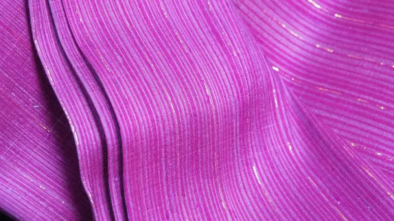 Silk Multicolour Stripe, Pink-Purple