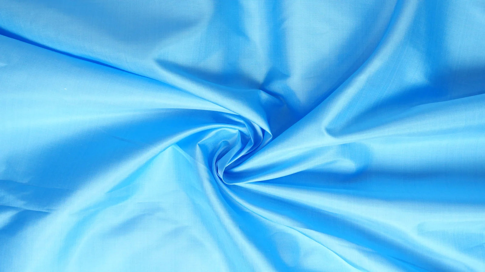 Solid-Colour Silk, Smooth Weave, 2-Ply, Sky Blue