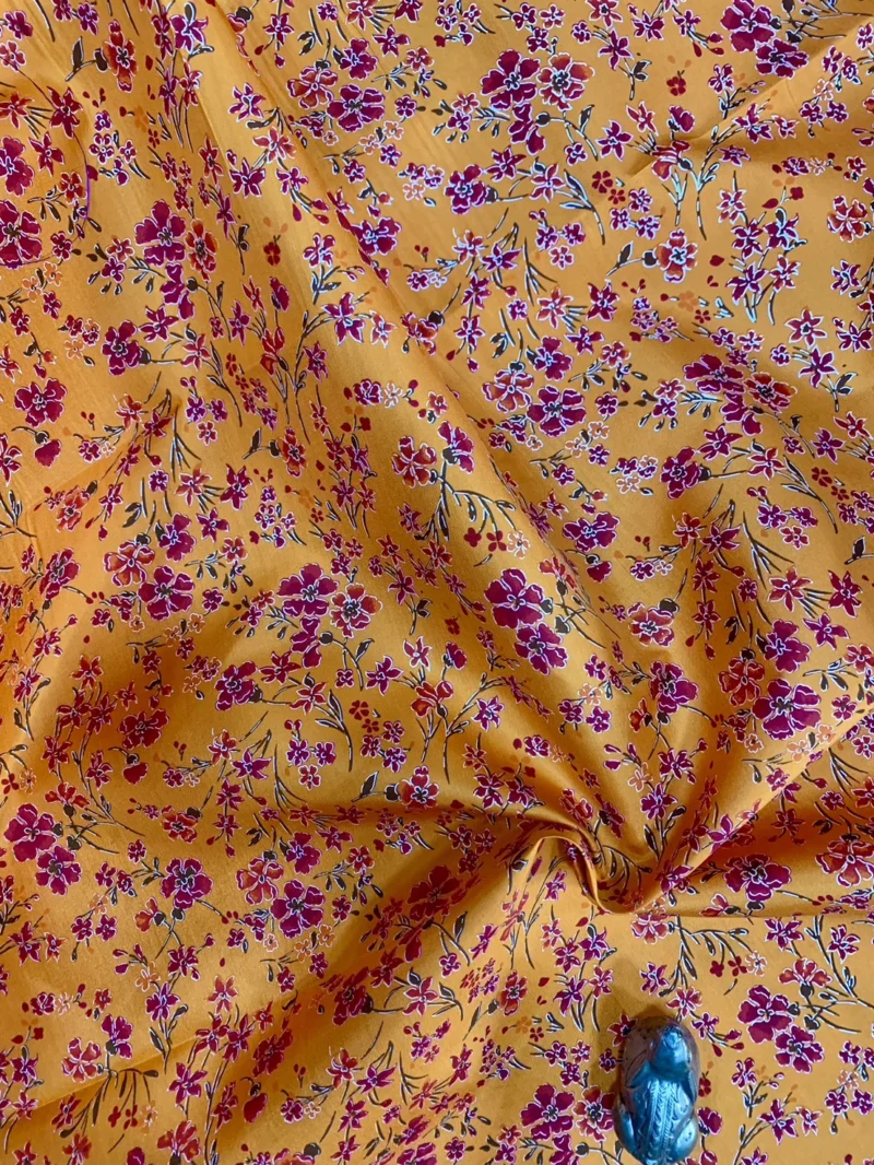 Printed Silk, Smooth Weave, Multicolour
