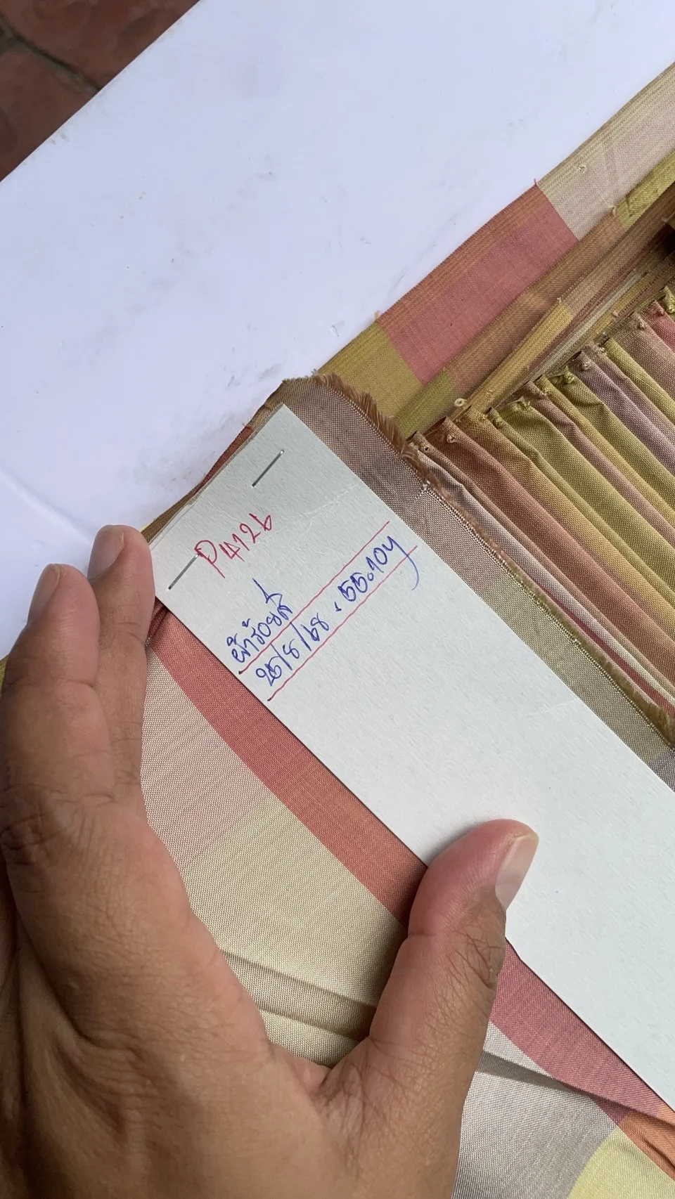 Silk Multicolour Stripe, Warm Tones