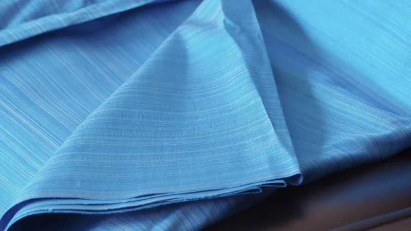 Silk Multicolour Stripe, Sky Blue