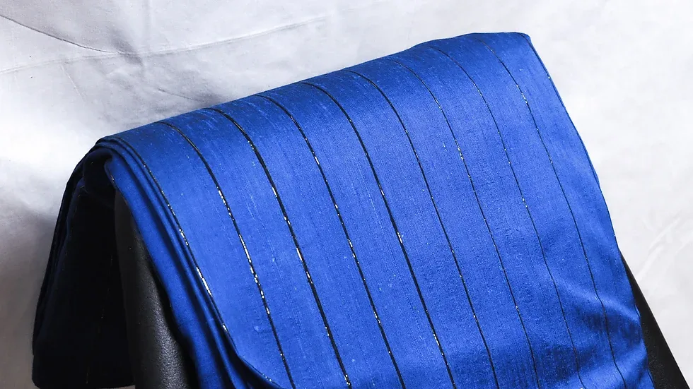 Silk Multicolour Stripe, Blue