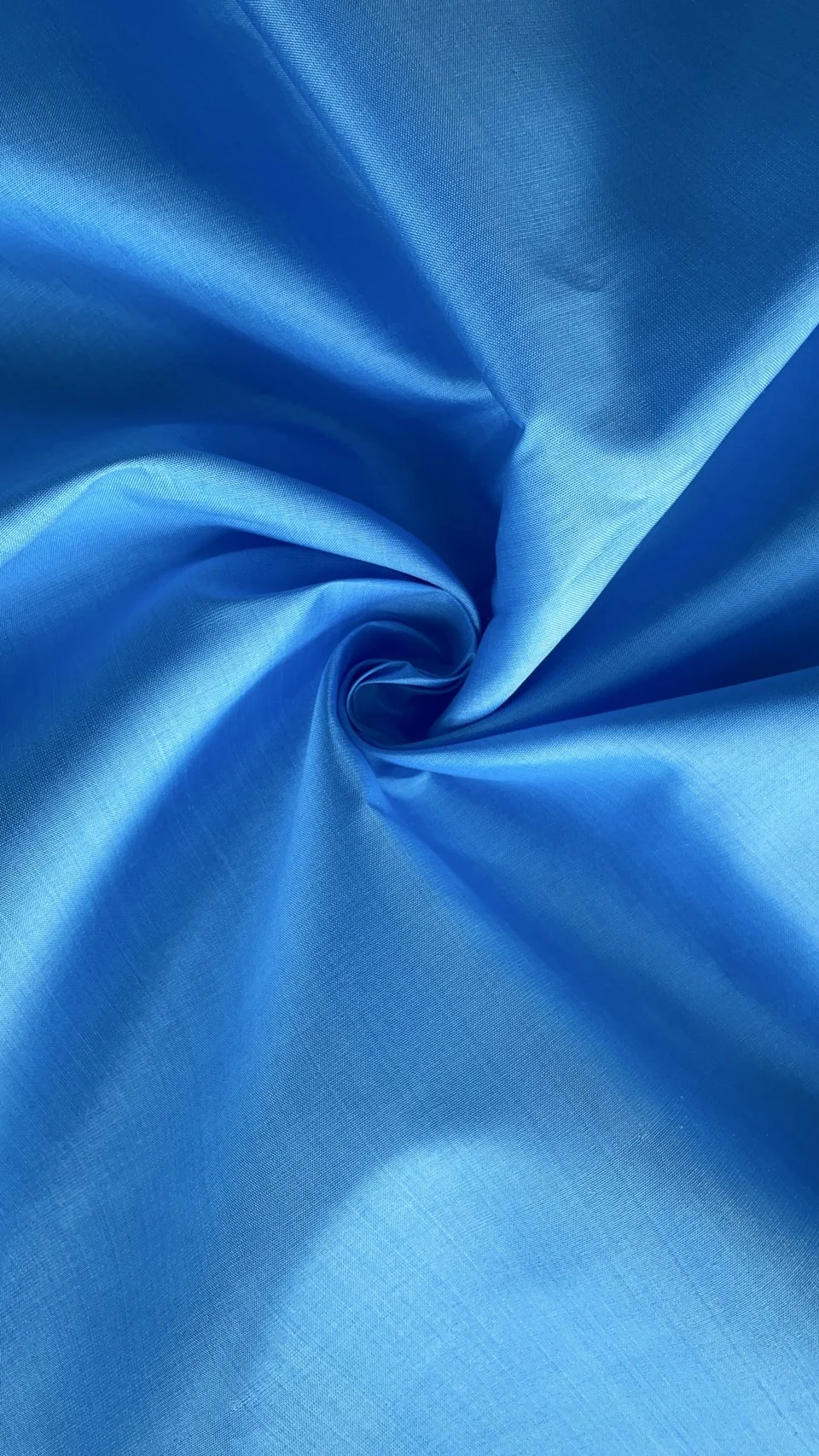 Solid-Colour Silk, Smooth Weave, 2-Ply, Sky Blue