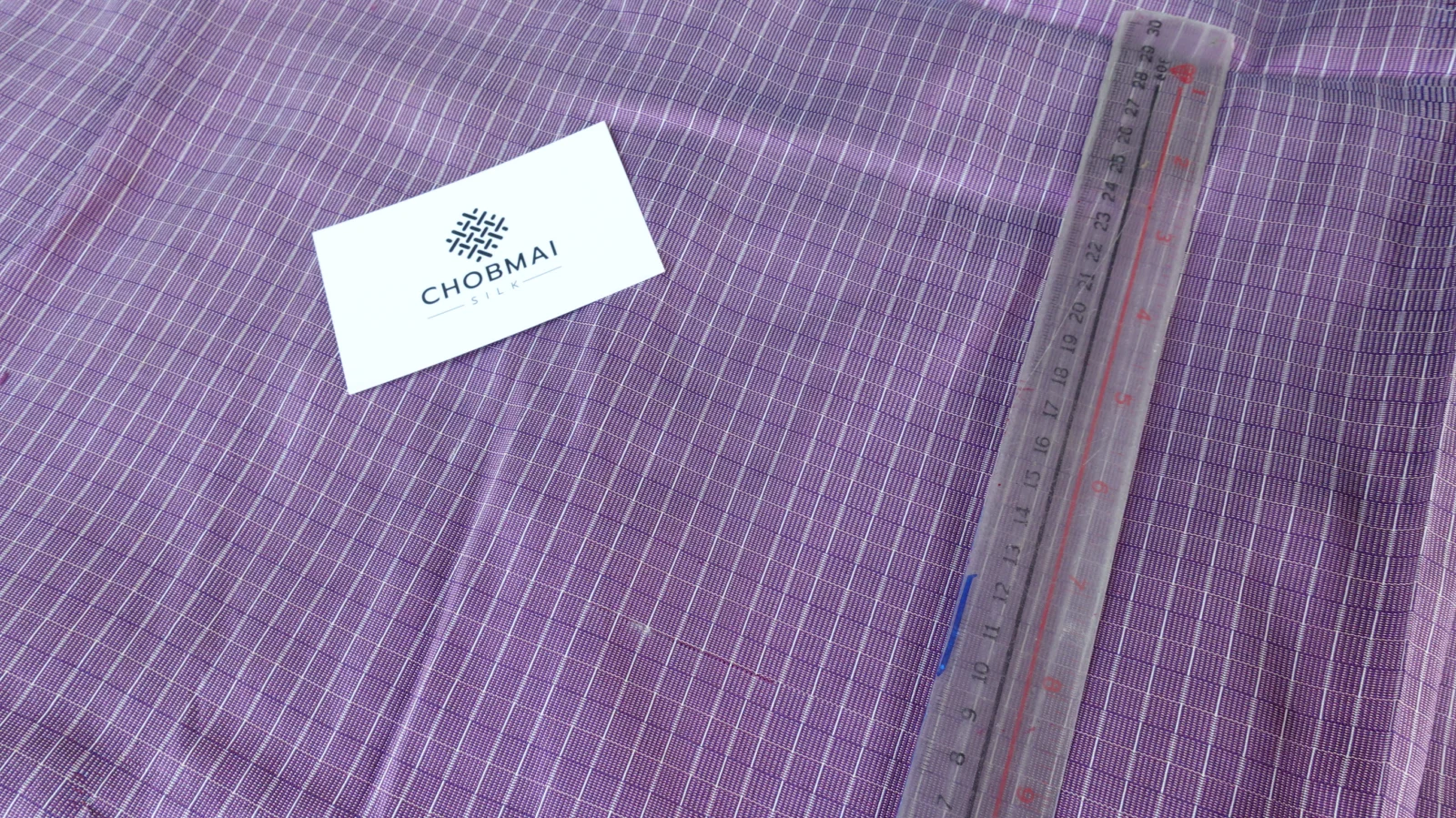 Silk Houndstooth, Purple