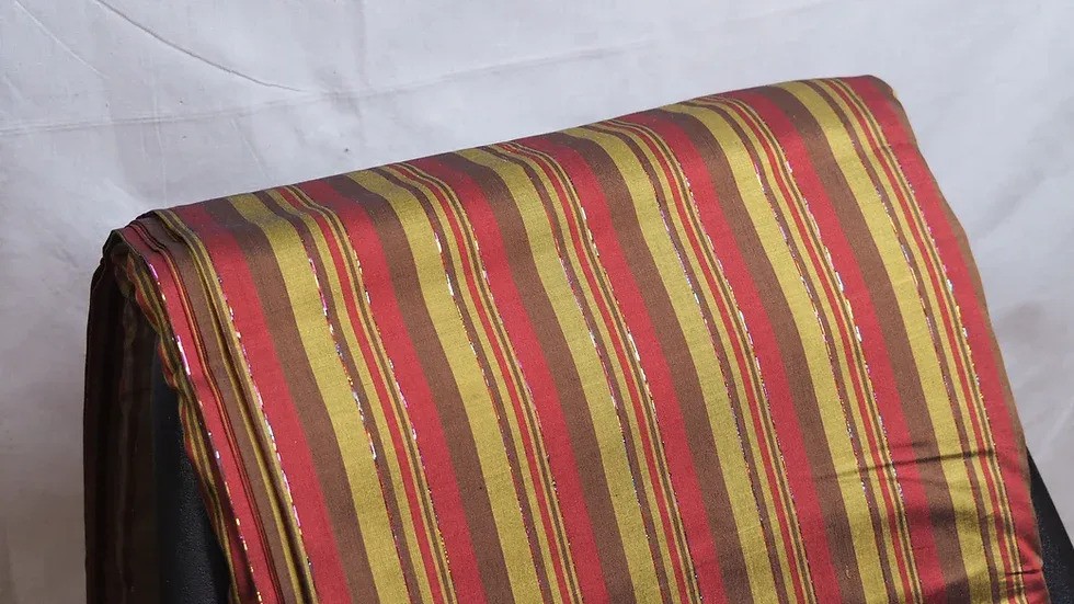 Silk Multicolour Stripe, Green