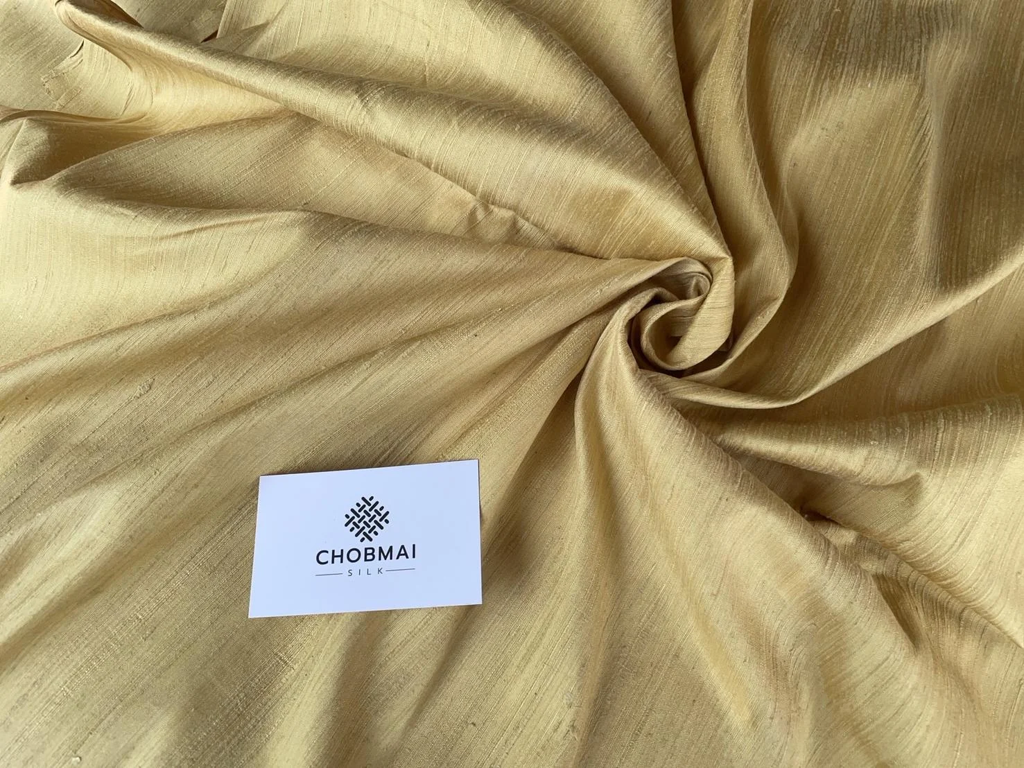 Slubbed Silk, Heavy Textured, Yellow