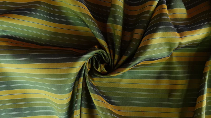 Silk Gingham Check, Olive