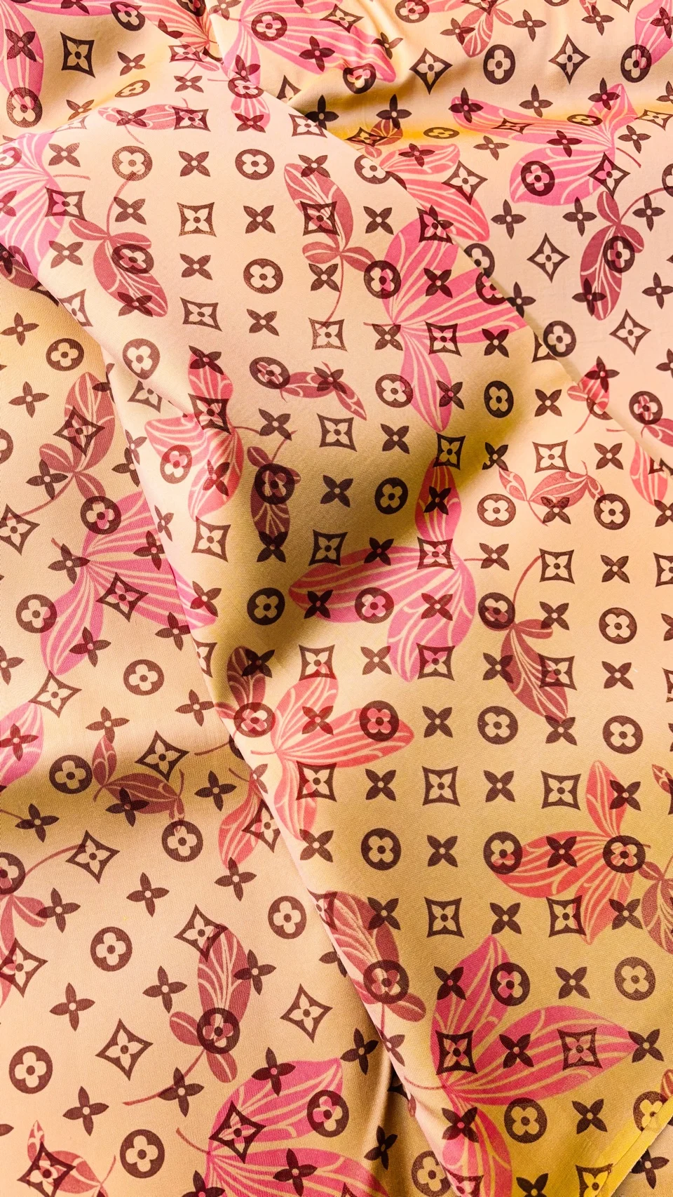 Printed Silk, Smooth Weave, 2-Ply, Multicolour