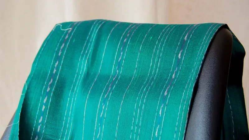 Silk Multicolour Stripe, Sea Blue