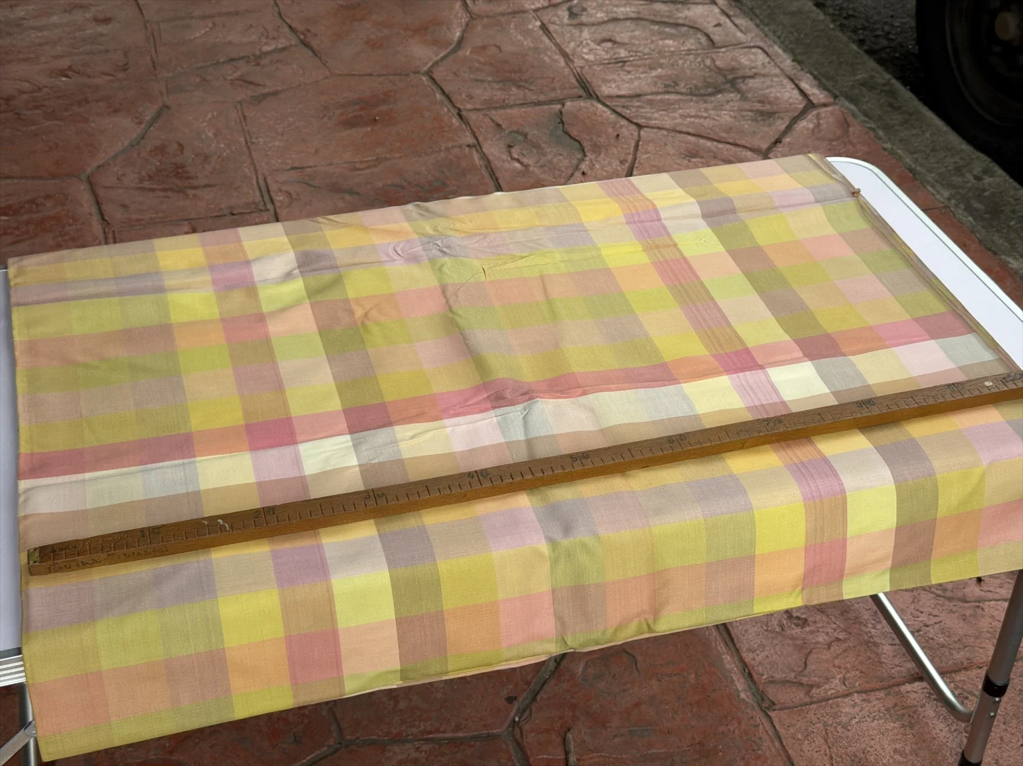 Silk Multicolour Stripe, Warm Tones
