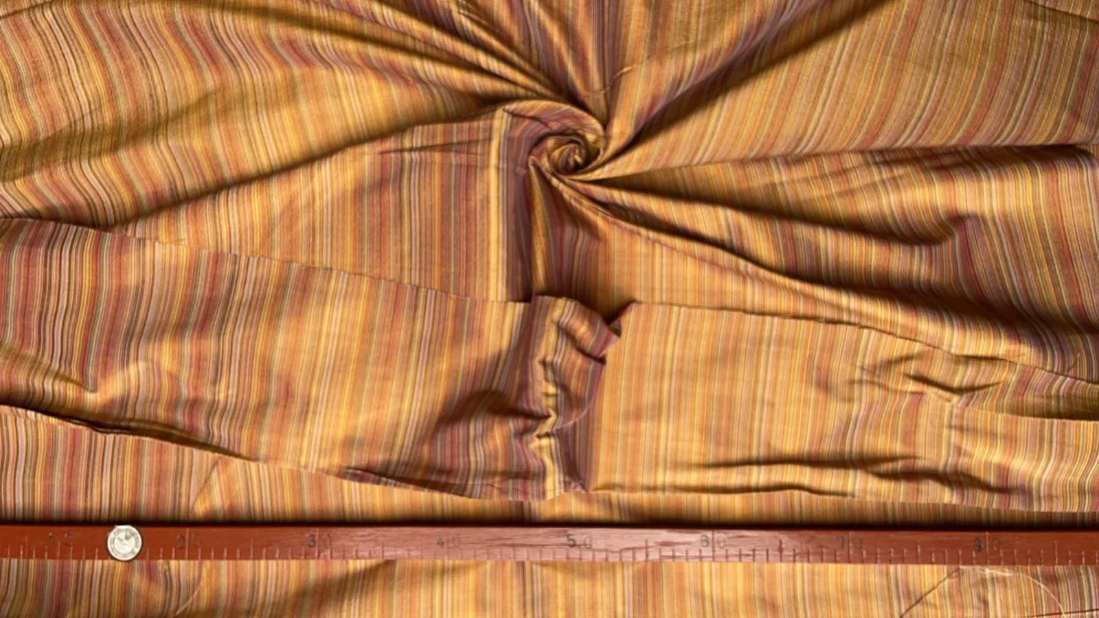 Silk Multicolour Stripe, Orange